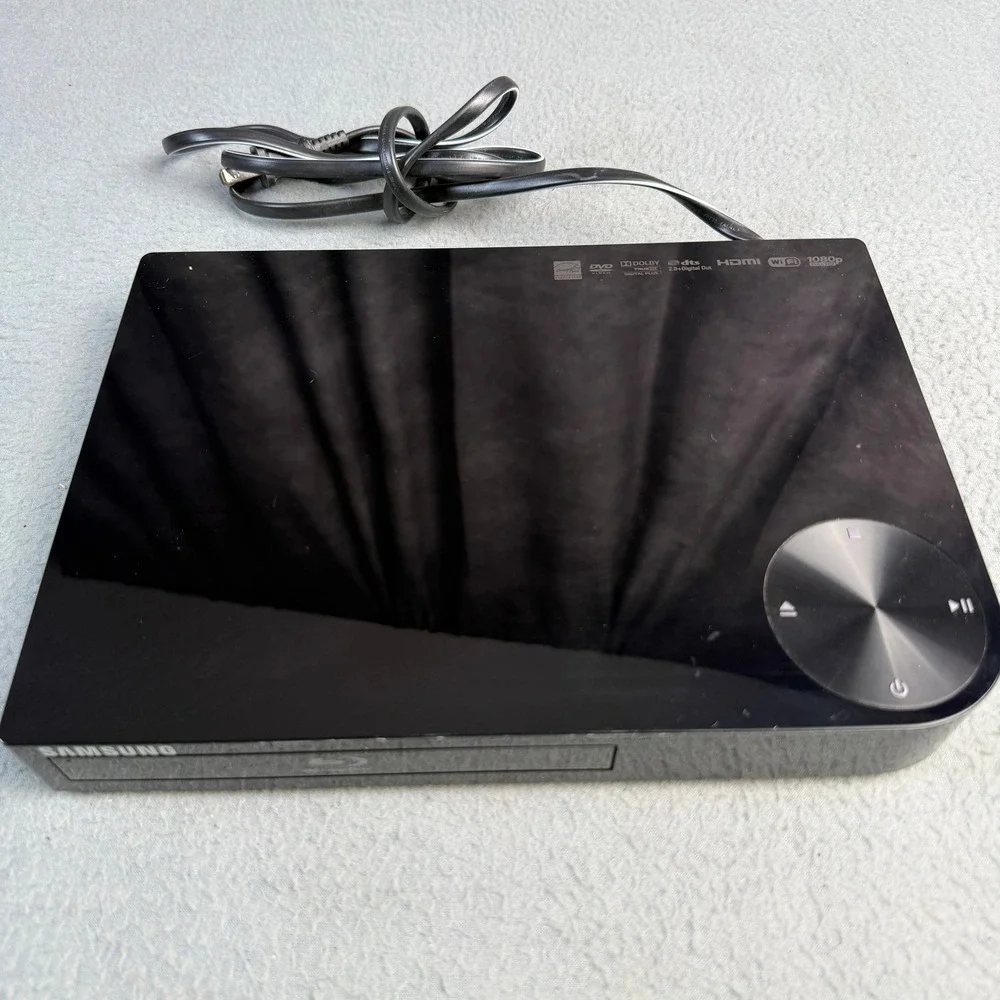 Samsung Blu-ray Disc Player BD-J5700 Black 1080p WiFi Streaming Remote HDMI
